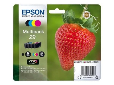 T29864012 Tintapatron multipack XP245 nyomtatóhoz, EPSON, b+c+m+y, 14,9ml